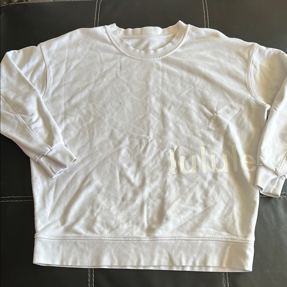 Lululemon White Sweatshirt